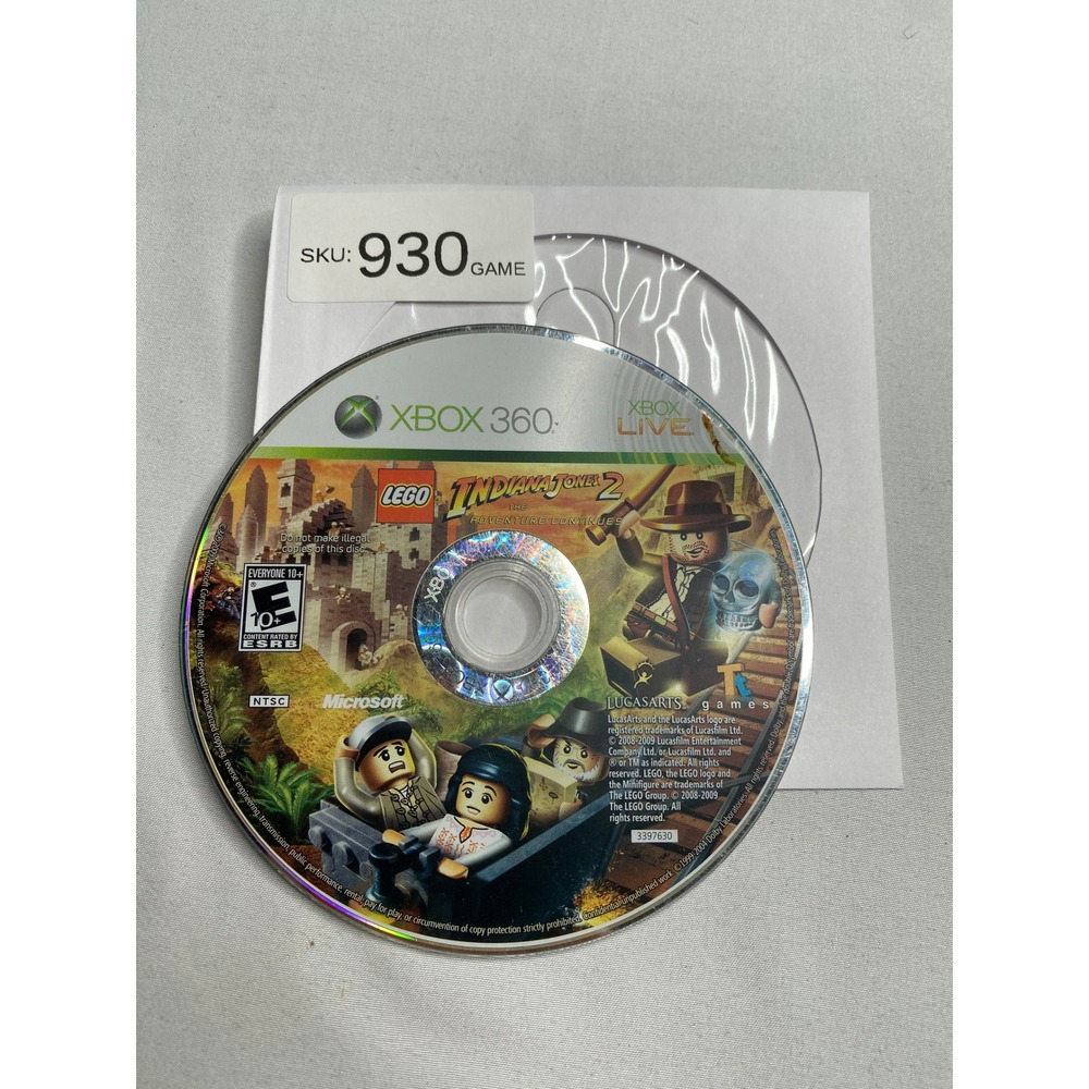 LEGO Indiana Jones 2 The Adventure Continues Xbox 360